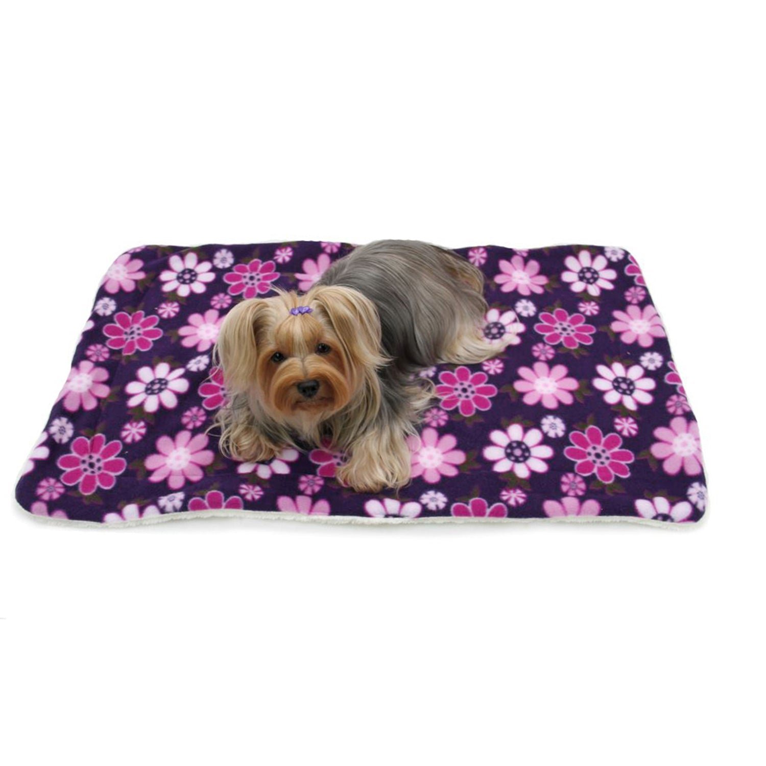 Midnight Garden Fleece/Plush Blanket (Color: Blue, size: One Size)